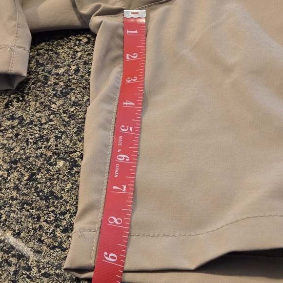 Chaps Golf 78 Men's 30 Tan Beige 9" Cargo Shorts 6 Pocket Stretch Flat Front - Picture 15 of 16